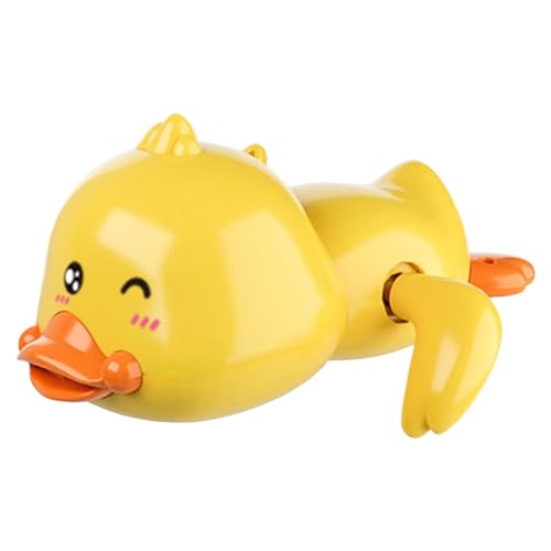 Badewannenspielzeug | Süßes gelbes Enten-Badespielzeug | Badespielzeug für Kleinkinder | Interaktives Bade- und Schwimmspielzeug für Kinder für Badezimmer, Strand von LATAFA
