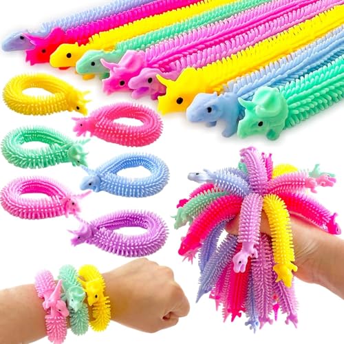 LATERN 40 Stück Zappel Dehnbare Schnüre, 20CM Sensorisches Dinosaurier-Schnurspielzeug Beruhigende Dehnbare String-Fidget für Kinder Erwachsene Gegen Angstzustände Zappeln, Kindertag Partygeschenke LATERN 40 Stück Zappel Dehnbare Schnüre, 20CM Sensorisches Dinosaurier-Schnurspielzeug Beruhigende Dehnbare String-Fidget für Kinder Erwachsene Gegen Angstzustände Zappeln, Kindertag Partygeschenke von LATERN