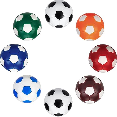 LATRAT Professionelle Tischfußballbälle 8 Stück, Bunt, 32mm, Mini-Fußballbälle, Ersatzteil für Tischfußballspiel, Zubehör für Kinder, Kid, Little Big Kid LATRAT Professionelle Tischfußballbälle 8 Stück, Bunt, 32mm, Mini-Fußballbälle, Ersatzteil für Tischfußballspiel, Zubehör für Kinder, Kid, Little Big Kid von LATRAT
