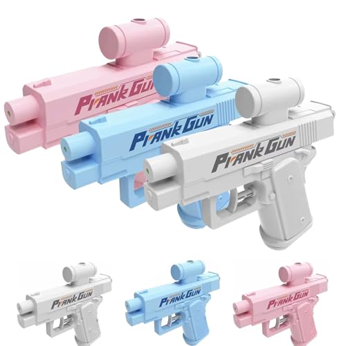 Streich Wasserpistole, Zwei-Wege-Streich-Spritzpistole, lustiges umgekehrtes Wasserpistolen-Spray von vorne und hinten, Schulbedarf-Spiele, ideales Geschenk für Freunde, Klassenkameraden, Familie (3 Streich Wasserpistole, Zwei-Wege-Streich-Spritzpistole, lustiges umgekehrtes Wasserpistolen-Spray von vorne und hinten, Schulbedarf-Spiele, ideales Geschenk für Freunde, Klassenkameraden, Familie (3 von LAUFUY