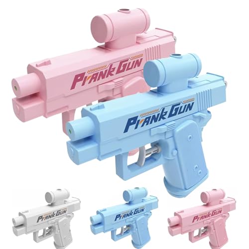Streich Wasserpistole, Zwei-Wege-Streich-Spritzpistole, lustiges umgekehrtes Wasserpistolen-Spray von vorne und hinten, Schulbedarf Spiele, ideales Neuheitsgeschenk für Freunde Klassenkameraden Streich Wasserpistole, Zwei-Wege-Streich-Spritzpistole, lustiges umgekehrtes Wasserpistolen-Spray von vorne und hinten, Schulbedarf Spiele, ideales Neuheitsgeschenk für Freunde Klassenkameraden von LAUFUY