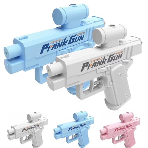 Streich Wasserpistole, Zwei-Wege-Streich-Spritzpistole, lustiges umgekehrtes Wasserpistolen-Spray von vorne und hinten, Schulbedarf Spiele, ideales Neuheitsgeschenk für Freunde Klassenkameraden Streich Wasserpistole, Zwei-Wege-Streich-Spritzpistole, lustiges umgekehrtes Wasserpistolen-Spray von vorne und hinten, Schulbedarf Spiele, ideales Neuheitsgeschenk für Freunde Klassenkameraden von LAUFUY