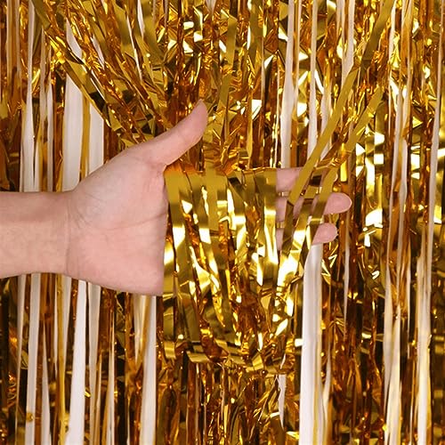 1 x 2 m Partydekoration, Ballon-Regenvorhang, Geburtstagsdekoration für Mädchen (22 Stück) von LAUOFSHA