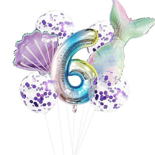 Sommer-Seestern-Muschelgirlanden, geträumte Luftblasen, zum Aufhängen unter dem Meer, Meerjungfrau, 1. Geburtstag, Strand, Babyparty, Dekoration, Geburtstagsdekoration für Mädchen (6 Jahre, 7 Stück) Sommer-Seestern-Muschelgirlanden, geträumte Luftblasen, zum Aufhängen unter dem Meer, Meerjungfrau, 1. Geburtstag, Strand, Babyparty, Dekoration, Geburtstagsdekoration für Mädchen (6 Jahre, 7 Stück) von LAUOFSHA