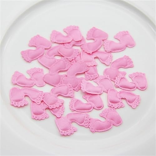 Stofflätzchen für Babypartys, Schnuller, Konfetti, Geburtstagsdekoration für Jungen/Mädchen, Party-Dekoration, Geburtstagsdekoration für Mädchen, 100 Stück, Rosa / Blau Stofflätzchen für Babypartys, Schnuller, Konfetti, Geburtstagsdekoration für Jungen/Mädchen, Party-Dekoration, Geburtstagsdekoration für Mädchen, 100 Stück, Rosa / Blau von LAUOFSHA