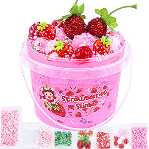 300ml Hellrosa Erdbeerschleim, Kinderparty Geschenk, Clear Slime, Fluffy Schleim für Kinder, Geburtstag Ostern Weihnachten Neujahr Geschenke für 6,7,8,9,10 Jahre alte Jungen und Mädchen Schleim Kinder 300ml Hellrosa Erdbeerschleim, Kinderparty Geschenk, Clear Slime, Fluffy Schleim für Kinder, Geburtstag Ostern Weihnachten Neujahr Geschenke für 6,7,8,9,10 Jahre alte Jungen und Mädchen Schleim Kinder von LAWOHO