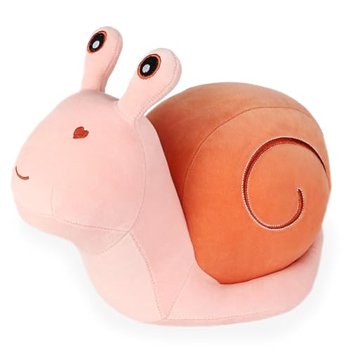 ZYZYZK LAjuu Schnecke Kuscheltier, Rosa Plüsch Schnecke, Flauschiger Stofftier zum Spielen und Kuscheln, 20 cm von LAjuu