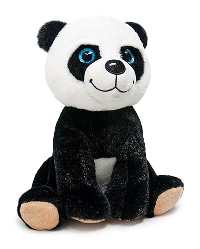 Panda Kuscheltier mit grossen glitzeraugen Plüschtier sitzend ca. 25 cm,Plüsch von LB
