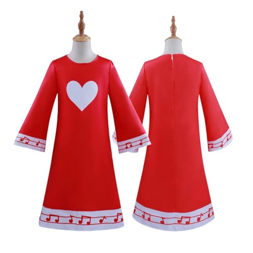 LBKHNRT Anime Hazbin Hotel Charlie Morningstar Cosplay Kostüm Rollenspiel Outfit mit Perücke weißes Herz rotes Kleiderset Halloween Comic Con Party Karneval Uniform für Kinder Unisex Anzug LBKHNRT Anime Hazbin Hotel Charlie Morningstar Cosplay Kostüm Rollenspiel Outfit mit Perücke weißes Herz rotes Kleiderset Halloween Comic Con Party Karneval Uniform für Kinder Unisex Anzug von LBKHNRT
