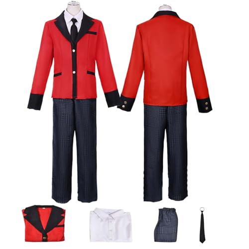 LBKHNRT Anime Kakegurui Ryōta Suzui Cosplay Kostüm Rollenspiel Outfit mit Hemd Hose Zubehör Halloween Comic Con Party Karneval Uniform für Erwachsene Kinder Unisex Anzug LBKHNRT Anime Kakegurui Ryōta Suzui Cosplay Kostüm Rollenspiel Outfit mit Hemd Hose Zubehör Halloween Comic Con Party Karneval Uniform für Erwachsene Kinder Unisex Anzug von LBKHNRT