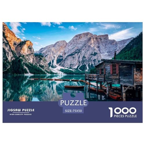 1000 Teile Puzzle mit Italienischer Schönheit, kreatives rechteckiges Puzzle für Erwachsene und Kinder, großes Puzzle für Familien-Lernspiel 1000 Teile (75 x 50 cm) von LBLmoney