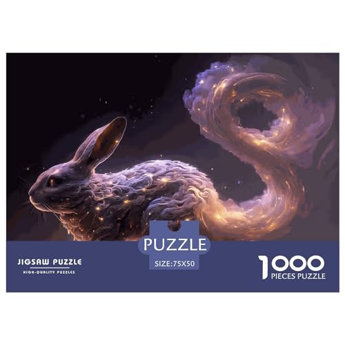 1000-teiliges Puzzle, Tier-Eichhörnchen, für Erwachsene und Kinder, Holzpuzzle, Lernspielzeug, 1000 Teile (75 x 50 cm) von LBLmoney