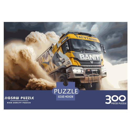Dakar-Rallye-Truck-Bewegungspuzzle für Erwachsene, 300-teiliges Puzzle für Erwachsene, lustiges Dekompressionsspiel aus Holz, 300 Teile (40 x 28 cm) von LBLmoney