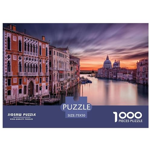 Puzzles für Erwachsene, 1000 Teile, Klassische italienische Schönheit, Holzpuzzle, entspannendes Puzzlespiel, Denksportaufgaben, 1000 Teile (75 x 50 cm) von LBLmoney