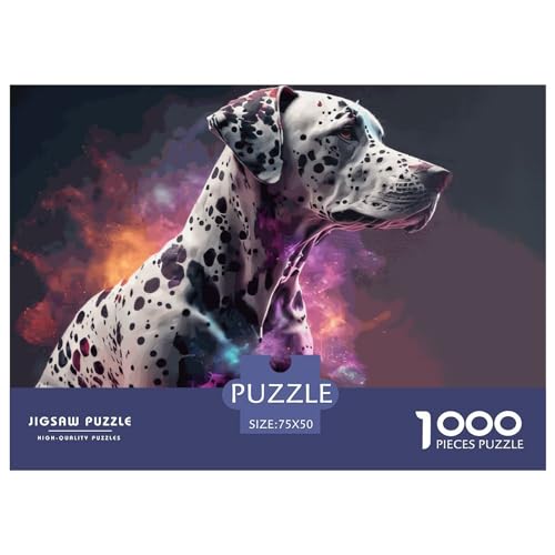 Tier-Dalmatiner-Puzzle, 1000 Teile, für Erwachsene, Puzzle für Erwachsene, 1000 Teile, Lernspiele, 1000 Teile (75 x 50 cm) von LBLmoney