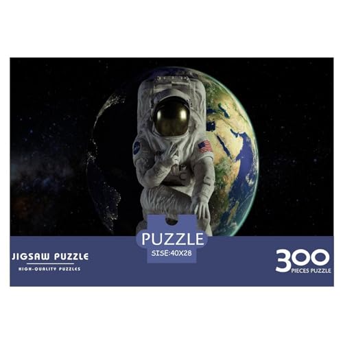 Weltraum-Astronauten-Puzzle, 300 Teile, für Erwachsene, Puzzle für Erwachsene, 300 Teile, Lernspiele, 300 Teile (40 x 28 cm) von LBLmoney