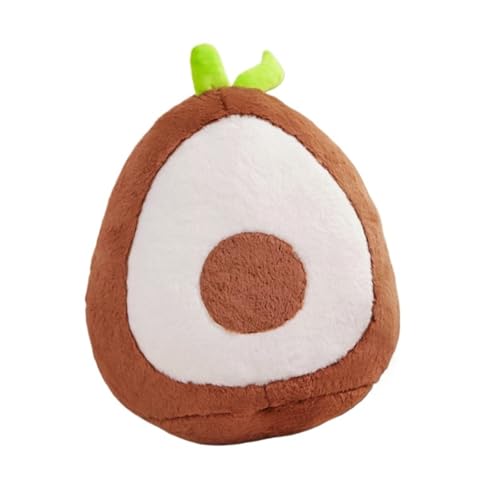LCEDHZOC Avocado Plüsch, Süßes Stofftier Molliges Avocado Plüschtier Geschenk for Kinder Jungen Mädchen Heimdekoration(Brown,35CM/13.7IN) von LCEDHZOC