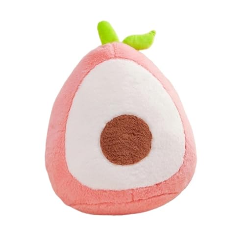 LCEDHZOC Avocado Plüsch, Süßes Stofftier Molliges Avocado Plüschtier Geschenk for Kinder Jungen Mädchen Heimdekoration(Pink,25CM/9.8IN) von LCEDHZOC