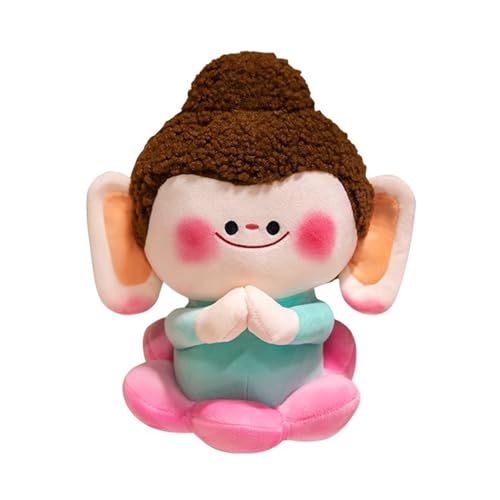 LCEDHZOC Buddha Kuscheltiere, Weiche Plüsch Süßes Buddha Plüschtier Geschenk for Kinder Zen Wohnkultur(50CM/19.6IN) von LCEDHZOC