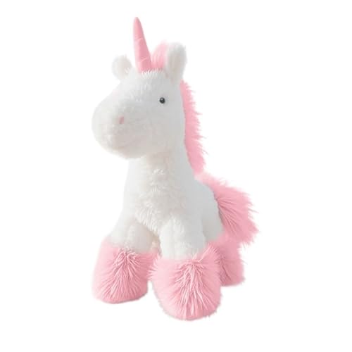 LCEDHZOC Einhorn Kuscheltier, 25CM Süßes Plüschtier Molliges Einhorn Plüschtier Geschenk for Kinder Jungen Mädchen Heimdekoration(Pink) von LCEDHZOC