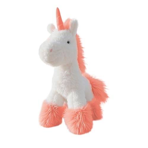 LCEDHZOC Einhorn Kuscheltier, 25CM Süßes Plüschtier Molliges Einhorn Plüschtier Geschenk for Kinder Jungen Mädchen Heimdekoration(White) von LCEDHZOC
