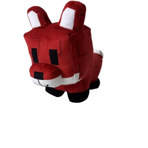 LCEDHZOC Grow a Garden Plüsch, Weiches Stofftier Gartenhaustier Waschbär Rotfuchs Plüschtier for Spielefans Jungen Mädchen Kinder Geschenke(Red) von LCEDHZOC