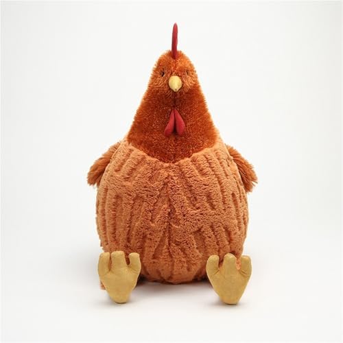 LCEDHZOC Hahn Kuscheltiere, Süße Plüsch Weicher Hahn Plüsch Kissen Geschenk for Kinder Jungen Mädchen Heimdekoration(45CM/17.7IN) von LCEDHZOC