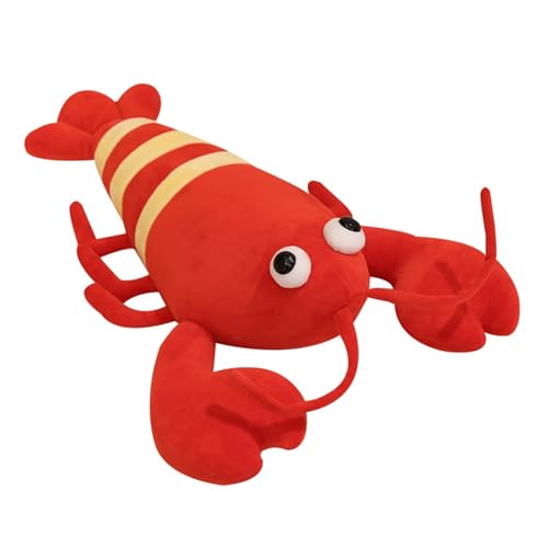 LCEDHZOC Hummer Kuscheltiere, Süße Plüsch Molliger Hummer Plüsch Kissen Geschenk for Kinder Jungen Mädchen Heimdekoration(35CM/13.7IN) von LCEDHZOC