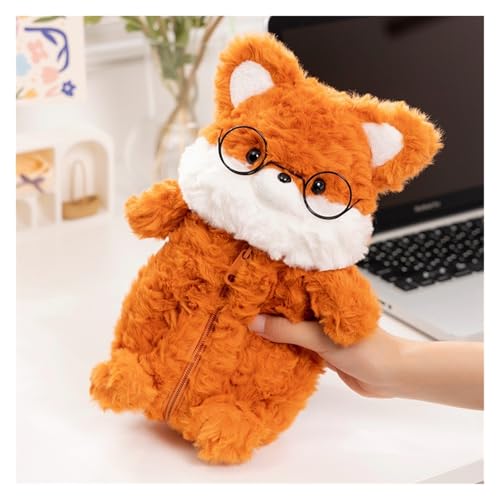 LCEDHZOC Niedliche Federtasche Aus Kuscheltiere Mit Fuchsmotiv, 23CM Hübsche Plüsch Weicher Fuchs Plüschtier Geschenk for Kinder Jungen Und Mädchen LCEDHZOC Niedliche Federtasche Aus Kuscheltiere Mit Fuchsmotiv, 23CM Hübsche Plüsch Weicher Fuchs Plüschtier Geschenk for Kinder Jungen Und Mädchen von LCEDHZOC
