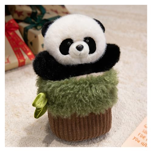 LCEDHZOC Niedliche Tier Kuscheltiere, 30CM Schöne Hand Puppe Weiches Plüschtier Geschenk for Kinder Jungen Mädchen Fans(Panda) von LCEDHZOC