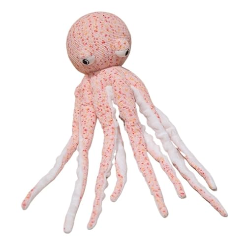 LCEDHZOC Niedlicher Oktopus Kuscheltier, Süßes Plüsch Weiches Oktopus Plüsch Kissen Geschenk for Kinder Jungen Mädchen Heimdekoration(Pink,80CM/31.4IN) von LCEDHZOC