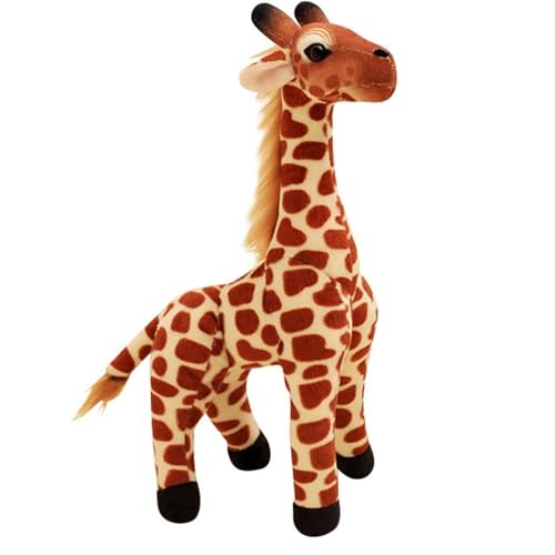 LCEDHZOC Niedliches Giraffen Kuscheltier, Süßes Plüschtier Weiche Simulationsgiraffe, Plüsch Kissen Geschenk for Kinder Jungen Mädchen Heimdekoration(48CM/18.8IN) von LCEDHZOC
