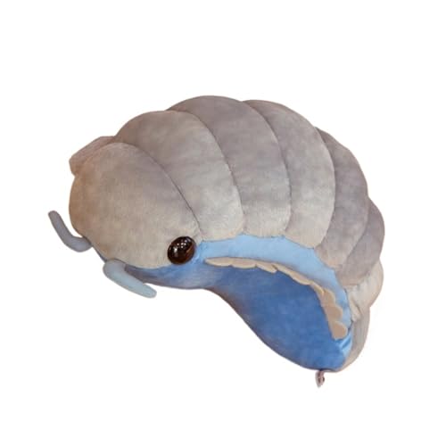 LCEDHZOC Raupen Kuscheltiere, Süße Plüsch Mollige Raupen Plüsch Kissen Geschenk for Kinder Jungen Und Mädchen(Gray,30CM/11.8IN) von LCEDHZOC