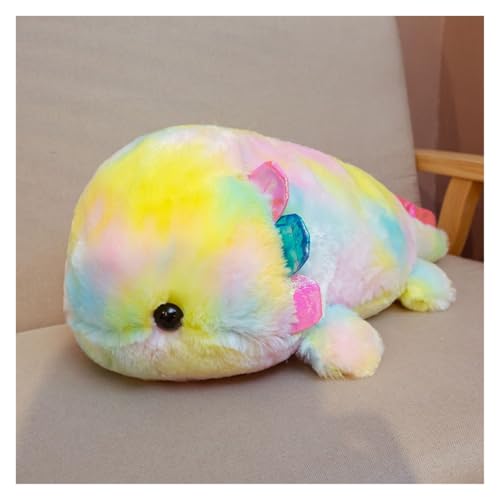 LCEDHZOC Salamander Kuscheltier, Süßes Plüsch Molliges Salamander Plüschtier Geschenk for Kinder Jungen Mädchen Heimdekoration(Yellow,55CM/21.6IN) von LCEDHZOC