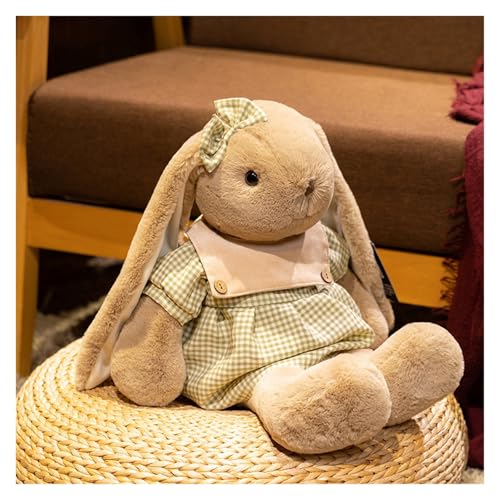 LCEDHZOC Schlappohr Hase Kuscheltier, Süßes Plüsch Weiches Kaninchen Plüschtier Geschenk for Kinder Jungen Mädchen Home Decor(Brown,55CM/21.6IN) von LCEDHZOC