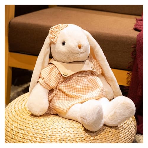 LCEDHZOC Schlappohr Hase Kuscheltier, Süßes Plüsch Weiches Kaninchen Plüschtier Geschenk for Kinder Jungen Mädchen Home Decor(White,30CM/11.8IN) von LCEDHZOC