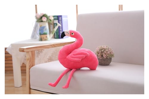 LCEDHZOC Simulation Flamingo Kuscheltiere, Süße Plüsch Weiche Flamingo Plüschtier Geschenk for Kinder Jungen Mädchen Home Decor(24CM/9.4IN) von LCEDHZOC