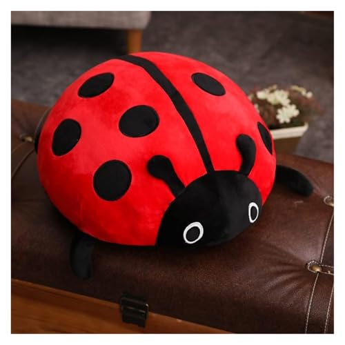 LCEDHZOC Simulation Marienkäfer Kuscheltiere Kissen, Süße Plüsch Weiches Marienkäfer Plüschtier Geschenk for Kinder Jungen Mädchen Heimde Koration(80CM/31.4IN) von LCEDHZOC
