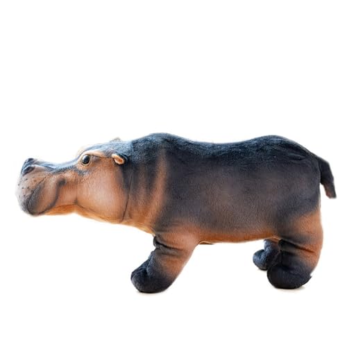 LCEDHZOC Simulation Nilpferd Kuscheltiere, Süße Plüsch Weiches Nilpferd Plüschtier Geschenk for Kinder Jungen Mädchen(30CM/11.8IN) von LCEDHZOC