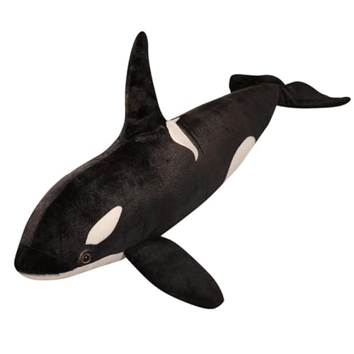 LCEDHZOC Simulation Orca Kuscheltiere, Schöne Plüsch Kissen Mollige Orca Plüschpuppe Geschenk for Kinder Jungen Mädchen Heimdekoration von LCEDHZOC