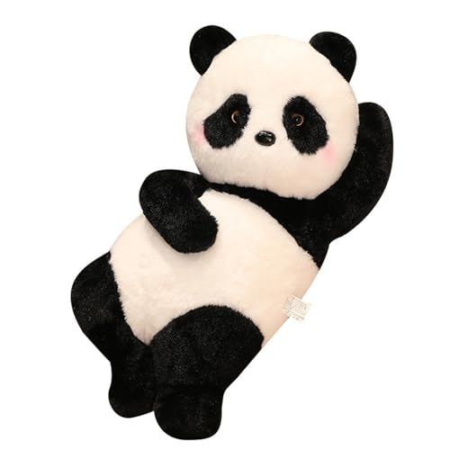 LCEDHZOC Simulation Panda Kuscheltiere, Süße Plüsch Chubby Panda Plüsch Kissen Geschenk for Kinder Jungen Mädchen(55CM/21.6IN) von LCEDHZOC