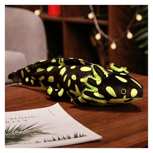 LCEDHZOC Simulation Salamander Kuscheltiere, 45CM Süße Plüsch Molliger Salamander Plüschtier Geschenk for Kinder Jungen Und Mädchen(Green) von LCEDHZOC