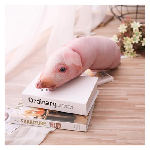 LCEDHZOC Simulation Schwein Kuscheltiere, Süße Plüsch Mollig Schwein Plüsch Kissen Geschenk for Kinder Jungen Mädchen Home Decor(Pink,70CM/27.5IN) von LCEDHZOC