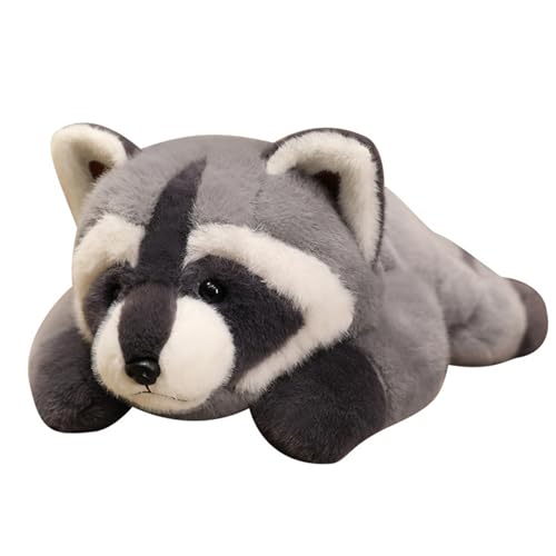 LCEDHZOC Simulation Waschbär Kuscheltiere, Süße Plüsch Mollig Waschbär Plüschtier Geschenk for Kinder Jungen Mädchen Home Decor(30CM/11.8IN) von LCEDHZOC