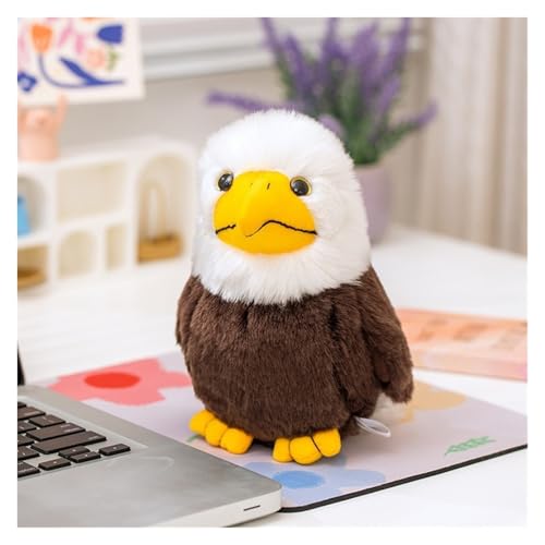 LCEDHZOC Weißkopfseeadler Kuscheltier, Süßes Plüsch Molliger Weißkopfseeadler Plüschtier Geschenk for Kinder Jungen Mädchen Heimdekoration LCEDHZOC Weißkopfseeadler Kuscheltier, Süßes Plüsch Molliger Weißkopfseeadler Plüschtier Geschenk for Kinder Jungen Mädchen Heimdekoration von LCEDHZOC