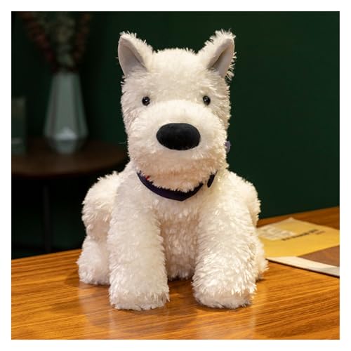 LCEDHZOC West Highland White Terrier Kuscheltiere, Weiche Plüsch Süßes Hunde Plüschtier Geschenk for Kinder Home Decor(35CM/13.7IN) von LCEDHZOC