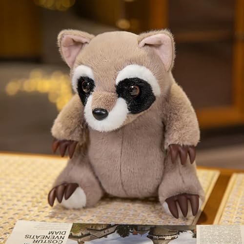 LCKDY Niedlicher ausgestopfter Panda Waschbär Koala Faultier Spielzeug Kawaii Tier Puppe Plüschtier Kinder 28cm 1 von LCKDY
