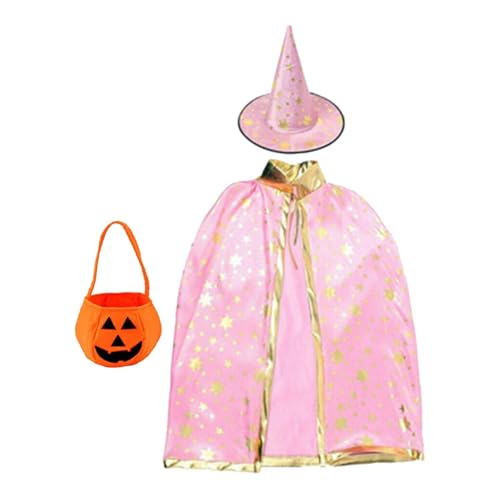 LCSVCCXA Halloween-Kostüm für Kinder, Zaubererumhang, für Weihnachten, Rosa LCSVCCXA Halloween-Kostüm für Kinder, Zaubererumhang, für Weihnachten, Rosa von LCSVCCXA
