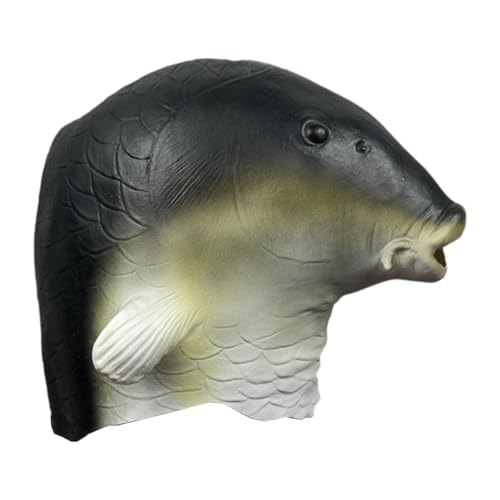 LCSVCCXA Maske in Form eines Fischkopfes für Erwachsene, Bonboniere, Zubehör für Kostümpartys, Karneval, Schwarz LCSVCCXA Maske in Form eines Fischkopfes für Erwachsene, Bonboniere, Zubehör für Kostümpartys, Karneval, Schwarz von LCSVCCXA