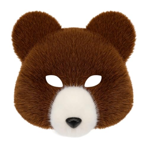 LCSVCCXA Tier-Szenenobjekte, realistische Tiere für Halloween für Kostümpartys, Karneval, Braun Weiß LCSVCCXA Tier-Szenenobjekte, realistische Tiere für Halloween für Kostümpartys, Karneval, Braun Weiß von LCSVCCXA